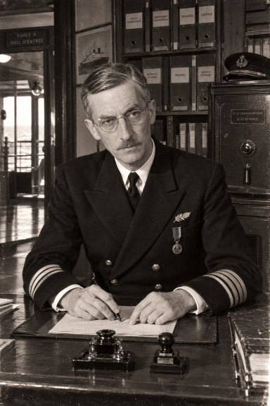 Le Commissaire de bord Mr Adrien Vasseur